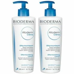 Offres ✔️ Bioderma atoderm crème ultra nourrissante sans parfum 500mlx2 Couleur Autres 👏