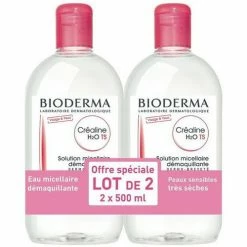 Vente flash 😀 Bioderma Crealine H2O TS lot 2x500ml Couleur Autres ⭐