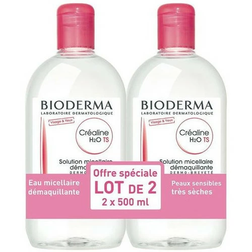 Vente flash 😀 Bioderma Crealine H2O TS lot 2x500ml Couleur Autres ⭐ 3 Vente flash 😀 Bioderma Crealine H2O TS lot 2x500ml Couleur Autres ⭐