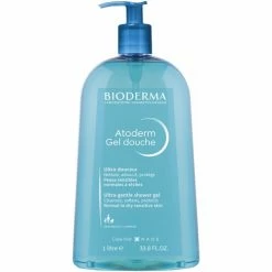 Promo 🤩 Bioderma Atoderm Gel Douche Sans Savon Visage et Corps 1000 ml 🥰