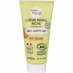 Nouveau ⭐ Born To Bio - Crème mains Riche miel karité bio - 50ml -... Couleur Autres 👏