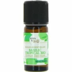 Meilleure affaire ❤️ Born To Bio - Huile essentielle Basilic Tropical Bio - 1... Couleur Autres 😀